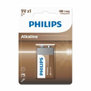 Philips akkumulátor 9 V Entry lúgos, 1 db kép