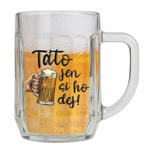 Bohemia Gifts Ajándék pohár - Apukának , 500 ml kép