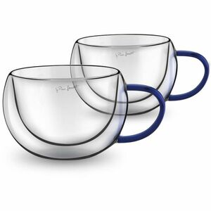 Lamart LT9113 2-részes cappuccino pohárkészletVaso, 270 ml, kék, kék kép