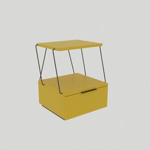 Tekoba Yellow éjjeliszekrény, sárga kép