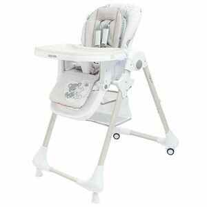 Baby Mix gyerek etetőszék, szürke kép