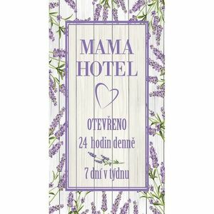 Bohemia Gifts Mama hotel dekoratív kép, 20 x 40 cm kép