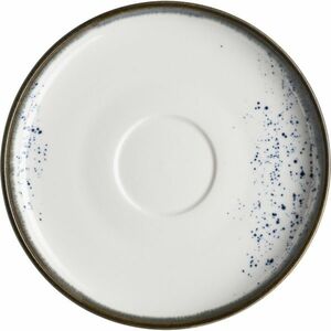 Mäser Kávécsészealj Pintar Fehér kék pöttyök 14 cm, kék, L kép