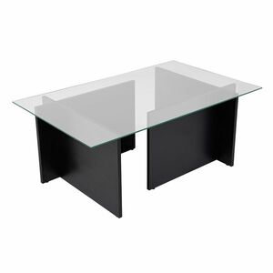 Dohányzóasztal Vetrino Wood Fekete, fekete kép