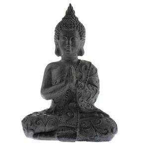 Kerti dekoráció Buddha, antracit, magnézium , 38 x15 x 26 cm kép