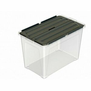 Multibox rögzített fedéllel Eco 60 l , feketefedéllel, 60 l kép