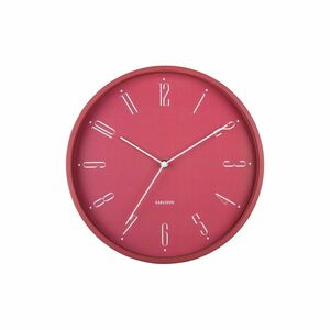 Karlsson 5988RD design falióra sötét rózsaszín, átmérő 30 cm kép