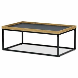 Konferenciaasztal peremmel és kör alakútalapzattal, 100 x 60 x 39 cm kép