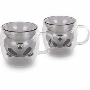 Lamart LT9126 2-részes pohárkészlet Bear Vaso, 230ml, fekete kép