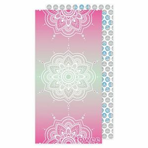 Towee MANDALA pink gyorsan száradó törölköző, 80 x 160 cm kép