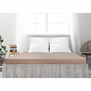 4Home Ideal jersey lepedő diófa, barna, 100 x 200 cm kép