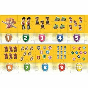 Trefl Mancs őrjárat oktató puzzle Számok, 20 db kép