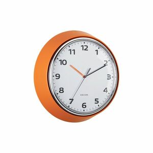 Karlsson 6006OR design falióra narancssárga, átmérője 34 cm kép