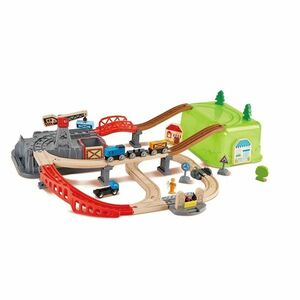Hape vonatpálya játékdobozzal kép