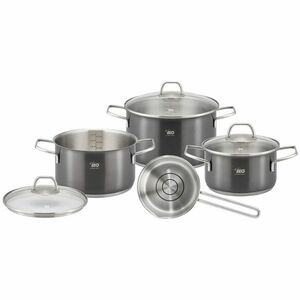 Elo 41400 4 darabos Twice Select rozsdamentes acéle dénykészlet, fekete kép
