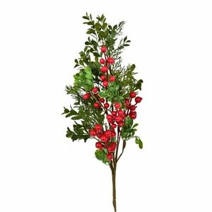 Karácsonyi díszített ág Navara, 70 cm kép
