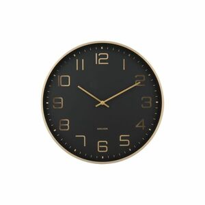 Karlsson 5973BK design falióra fekete, átmérő 40cm kép