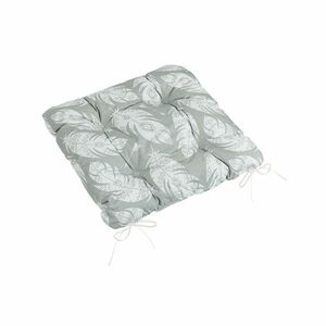Bellatex Ülőpárna Adela steppelt toll szürke, fehér , 40 x 40 cm kép
