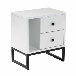 Glimmer White éjjeliszekrény, fehér kép