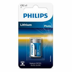 Philips akkumulátor CR2 3 V, lítium fotó kép