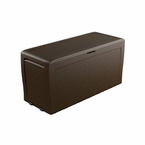 Keter Samoa Rattan kerti tároló doboz barna 270 l, 117 x 57 x 45 cm kép