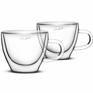 Lamart LT9026 Cappuccino Vaso, pohárkészlet, 190 ml, 2 db kép