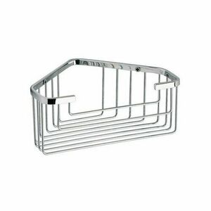 GEDY 2483 Smart sarokpolc zuhanyzóhoz, 20 x 8 x15, 1 cm, ezüst színű, ezüst kép