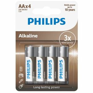 Philips AA Entry alkáli elemek, 4 db kép