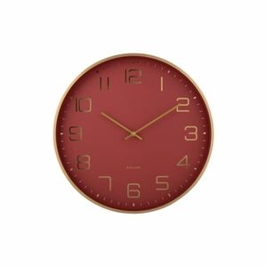 Karlsson 5973RD design falióra piros, átmérő 40 cm kép