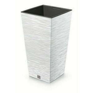 FURU SQUARE virágtartó 24 cm, fehér, fehér, 24 cm kép
