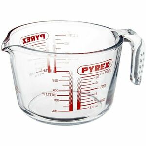 Pyrex üveg mérőpohár 1 l, 16 x 11 cm, 16 x 11 cm, 1000 ml kép