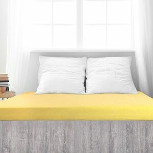 4Home Ideal frottír lepedő sárga, 180 x 200 cm, sárga, 180 x 200 cm kép