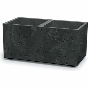 SIERRA CASE BETON EFFECT 77 cm virágtartó, 77 cm fekete, fekete, M kép