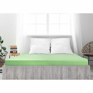 4Home Ideál jersey lepedő zöld, 90 x 200 cm, zöld, 90 x 200 cm kép