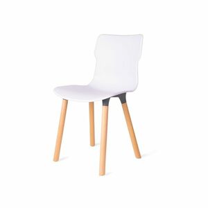 Duo wood Carrara szék 50, 3 x 46, 3 x 80, 9 cm, fehér kép
