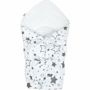 New Baby Classic megkötős pólya szürke csillagok kép