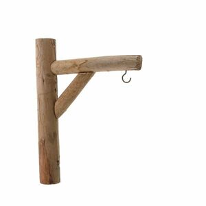 Fából készült falikampó barna, 30 cm, sötétbarna kép