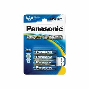 Panasonic LR03EGE/4BP EVOLTA akkumulátor készlet, 4 db kép