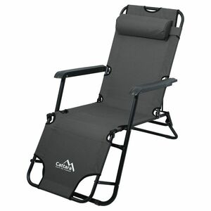 Cattara 13513 Comfort összecsukható nyugágy, antracit, 155 x 61 cm, 155 x 61 cm kép