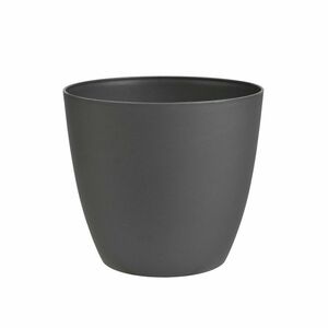 Gardenico Ella matt antracit virágtartó, átmérő 25 cm, antracit, 25 cm átmérőjű kép