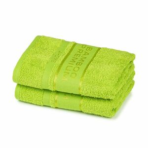 4Home Bamboo Premium törölköző, zöld, 30 x 50 cm, 2 db-os szett, zöld kép