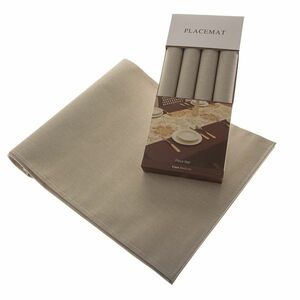 SES4004 Beige tányéralátét 30 x 45 cm, 4 db-os szett kép