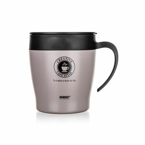 Banquet TAZZA Latte utazó termo bögre 330 ml, világosbarna kép
