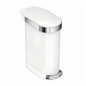Simplehuman pedálos kuka Slim 45 l, fehér, fehér kép