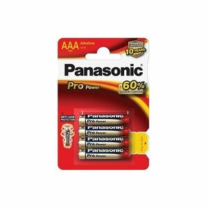 Panasonic LR03PPG/4BP Pro Power Gold elemkészlet, 4 db kép