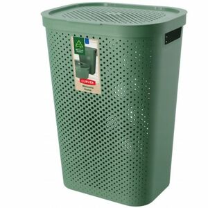Curver Infinity szennyeskosár 59 l, zöld, zöld kép