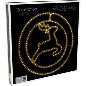 Trinket Reindeer karácsonyi függő dekoráció, 257 LED, 52 cm kép