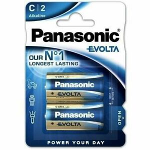 Panasonic LR14EGE/2BP EVOLTA akkumulátor készlet, 2 db kép