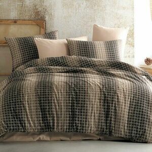 Bedtex pamut ágynemű Oberon barna , 140 x 200 cm, 70 x 90 cm, 140 x 200 cm, 70 x 90 cm kép