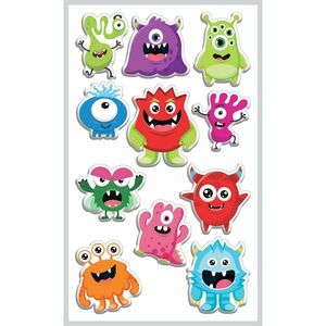 Monsters 3D matricák, 8 x 14 cm kép